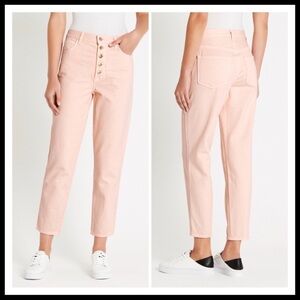 J BRAND Heather Button-Fly Crop Jean in Lulled
